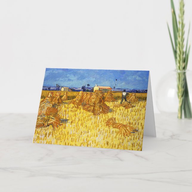 Vincent van Gogh - Harvest in Provence Card (Front)