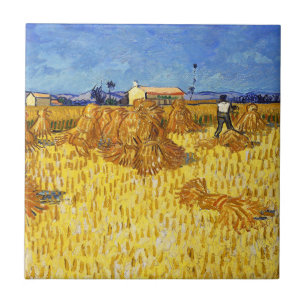 Vincent van Gogh - Harvest in Provence Ceramic Tile