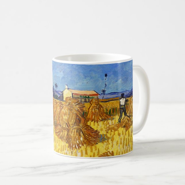 Vincent van Gogh - Harvest in Provence Coffee Mug (Front Right)
