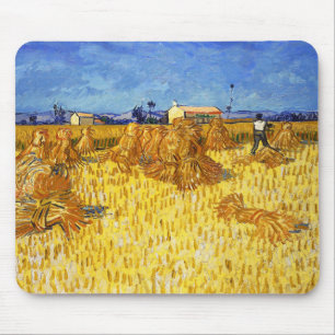 Vincent van Gogh - Harvest in Provence Mouse Pad