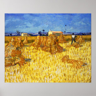 Vincent van Gogh - Harvest in Provence Poster