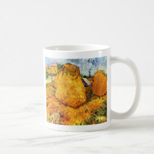 Vincent Van Gogh - Haystacks in Provence Fine Art Coffee Mug