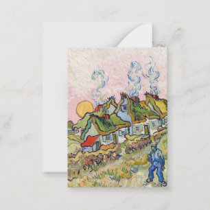 Vincent van Gogh - Houses and Figure Card