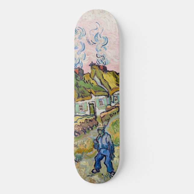 Vincent van Gogh - Houses and Figure Skateboard (Front)