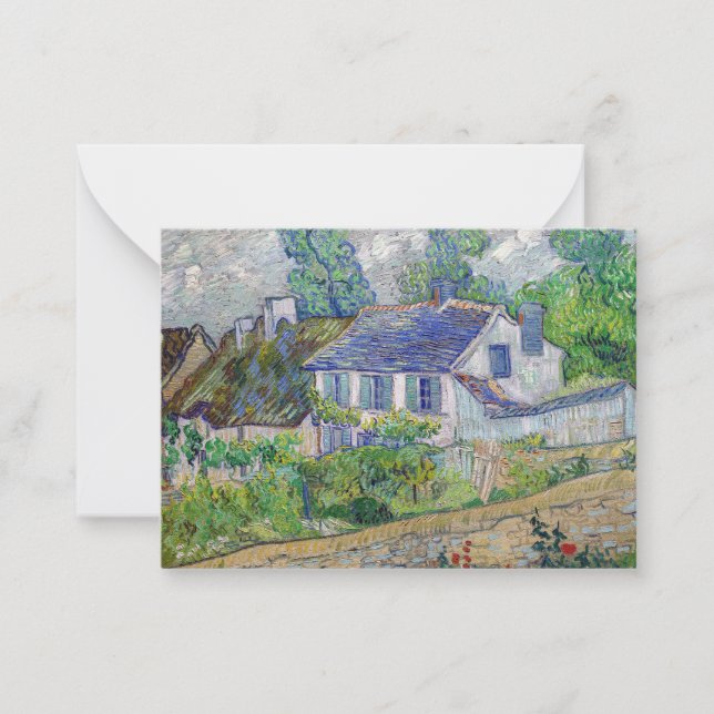 Vincent van Gogh - Houses at Auvers Card (Front)