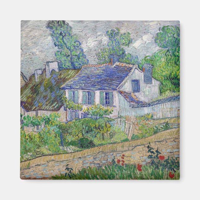 Vincent van Gogh - Houses at Auvers Magnet (Front)