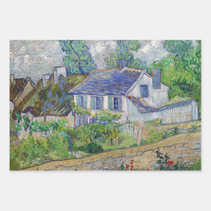 Vincent van Gogh - Houses at Auvers Wrapping Paper Sheet
