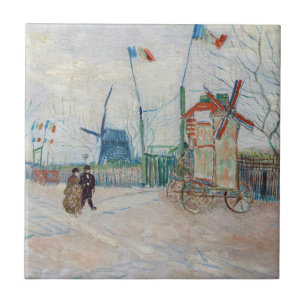 Vincent van Gogh - Impasse des Deux Freres Ceramic Tile
