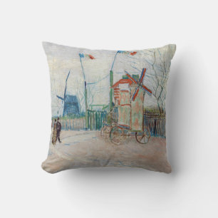 Vincent van Gogh - Impasse des Deux Freres Cushion