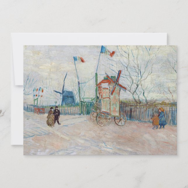 Vincent van Gogh - Impasse des Deux Freres Invitation (Front)