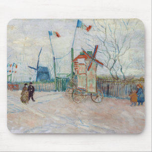 Vincent van Gogh - Impasse des Deux Freres Mouse Pad