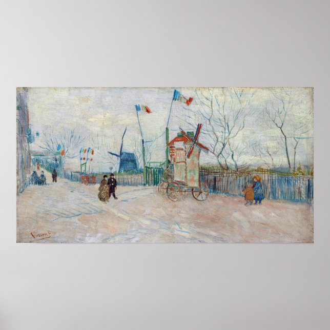 Vincent van Gogh - Impasse des Deux Freres Poster (Front)