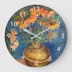 Vincent van Gogh - Imperial Fritillaries Large Clock