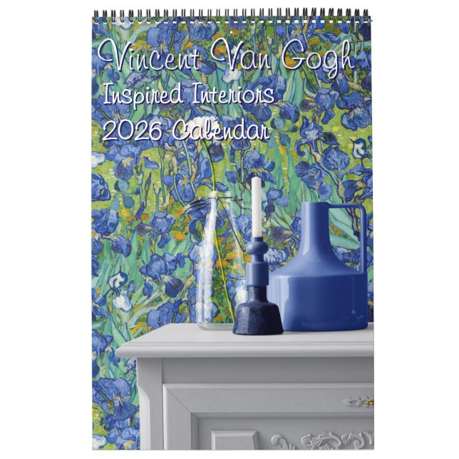 Vincent Van Gogh Inspired Interiors 2026  Calendar (Cover)