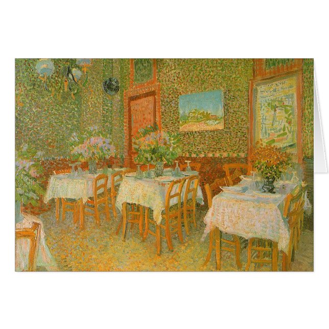 Vincent van Gogh - Interior of a Restaurant (Front Horizontal)