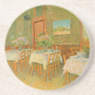 Vincent van Gogh - Interior of a Restaurant Coaster