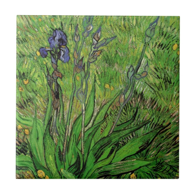 Vincent van Gogh - Iris Tile (Front)