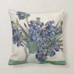 Vincent van Gogh Irises 1890 GalleryHD Fine Art Cushion<br><div class="desc">Vincent van Gogh. Irises. c. May 1890. Oil on canvas. Original fine art painting by famous Dutch Post-Impressionist artist Vincent van Gogh. Part of the Irises and Roses decorative ensemble from May 1890.</div>