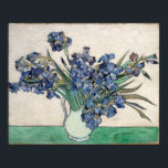 Vincent van Gogh Irises 1890 GalleryHD Fine Art Poster<br><div class="desc">Vincent van Gogh. Irises. c. May 1890. Oil on canvas. Original fine art painting by famous Dutch Post-Impressionist artist Vincent van Gogh. Part of the Irises and Roses decorative ensemble from May 1890. Vincent van Gogh fine art poster.</div>