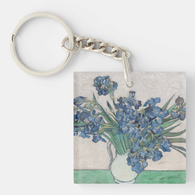 Vincent Van Gogh | Irises, 1890 Key Ring (Front)