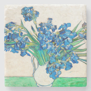 Vincent van Gogh IRISES AND ROSES coaster