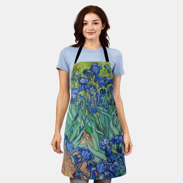 Vincent Van Gogh - Irises Apron (Worn)