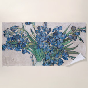 Vincent van Gogh - Irises Beach Towel