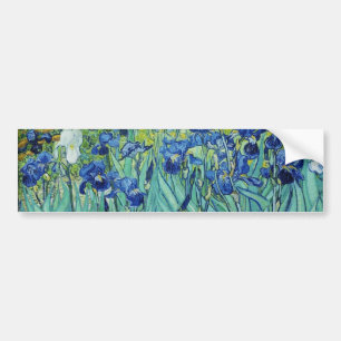 Vincent van Gogh Irises Bumper Sticker