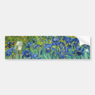 Vincent Van Gogh - Irises Bumper Sticker