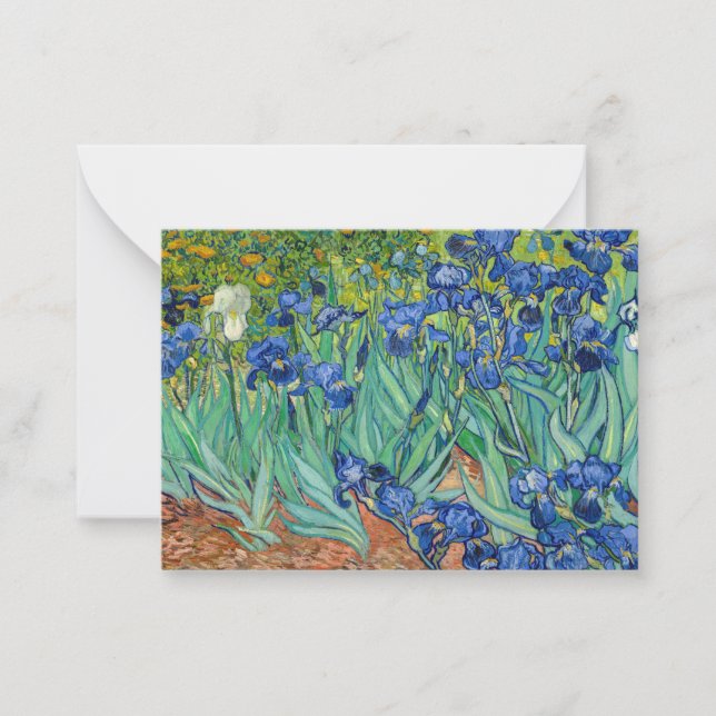 Vincent Van Gogh - Irises Card (Front)