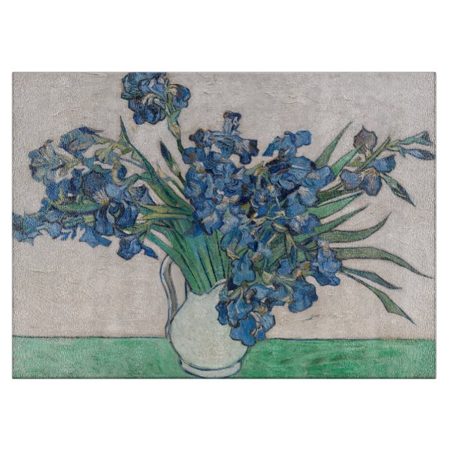 Vincent van Gogh - Irises Cutting Board (Front)