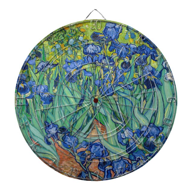 Vincent Van Gogh - Irises Dartboard (Front)