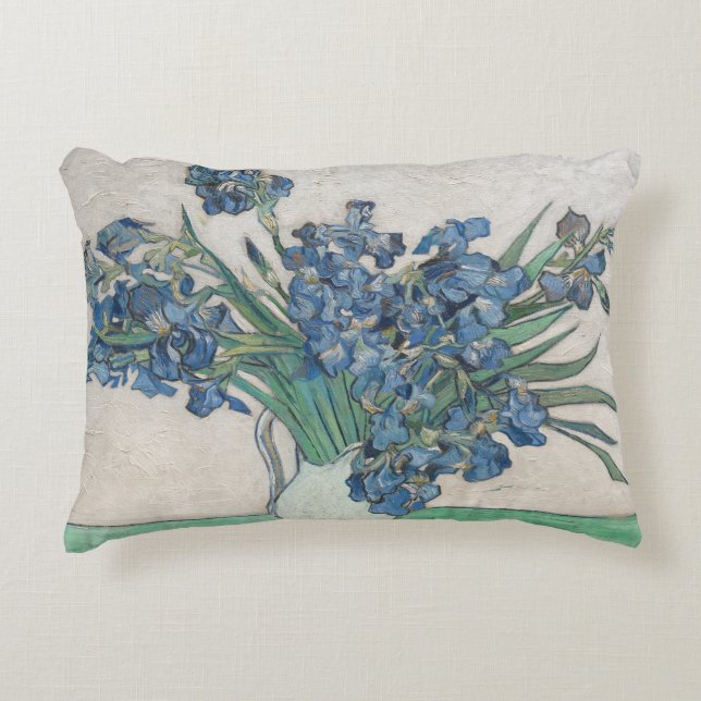 Vincent van Gogh - Irises Decorative Cushion (Front)