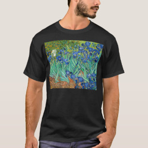 Vincent van Gogh Irises Famous Art Painting T-Shirt