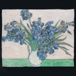 Vincent van Gogh - Irises Fleece Blanket<br><div class="desc">Irises / Still Life: Vase with Irises - Vincent van Gogh,  Oil on Canvas,  1890</div>