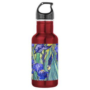 Vincent Van Gogh Irises Floral Vintage Fine Art 532 Ml Water Bottle