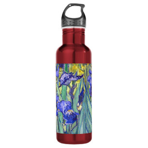Vincent Van Gogh Irises Floral Vintage Fine Art 710 Ml Water Bottle
