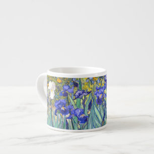 Vincent Van Gogh Irises Floral Vintage Fine Art Espresso Cup