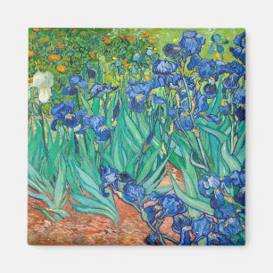 Vincent Van Gogh Irises Floral Vintage Fine Art Magnet