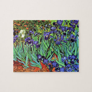 Vincent Van Gogh - Irises - Flower Lover Fine Art Jigsaw Puzzle