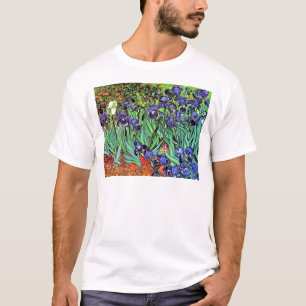 Vincent Van Gogh - Irises - Flower Lover Fine Art T-Shirt