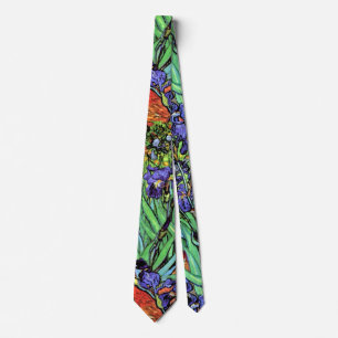 Vincent Van Gogh - Irises - Flower Lover Fine Art Tie