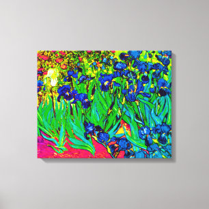 Vincent Van Gogh - Irises - Flower Lover Pop Art Canvas Print