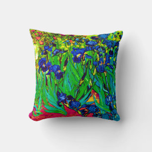 Vincent Van Gogh - Irises - Flower Lover Pop Art Cushion