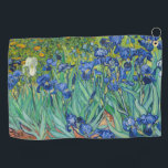 Vincent Van Gogh - Irises Golf Towel<br><div class="desc">Irises / Iris - Vincent Van Gogh,  1889</div>