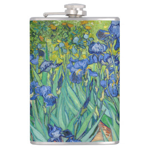 Vincent Van Gogh - Irises Hip Flask