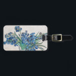 Vincent Van Gogh. Irises. Impressionism floral Luggage Tag<br><div class="desc">Vincent Van Gogh "Irises" luggage tag.</div>