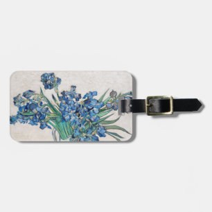 Vincent Van Gogh. Irises. Impressionism floral Luggage Tag