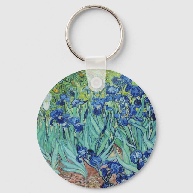 Vincent van Gogh Irises Key Ring (Front)