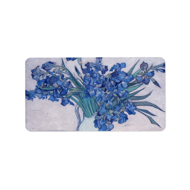 Vincent Van Gogh. Irises    Label (Front)